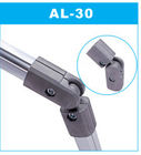Alüminyum Boru Eklemleri Döküm AL-30 Alüminyum Boru Konnektörleri Eloksal Gümüş